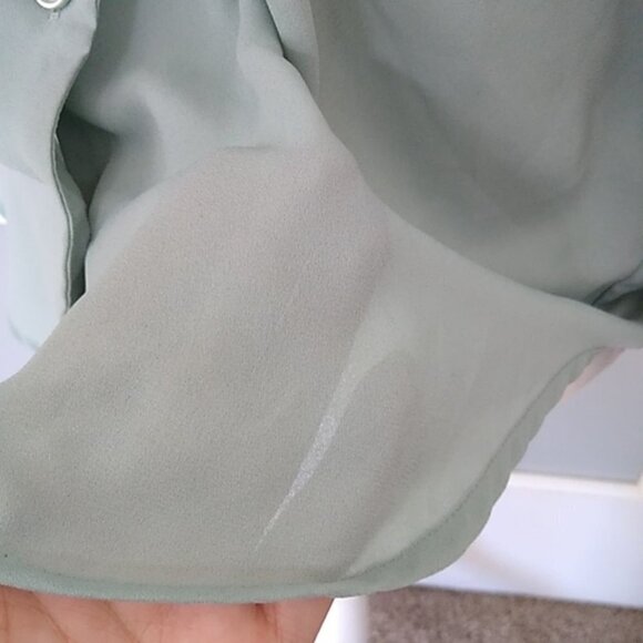 Who What Wear Long Sleeve Button Down Blouse - Picture 8 of 16